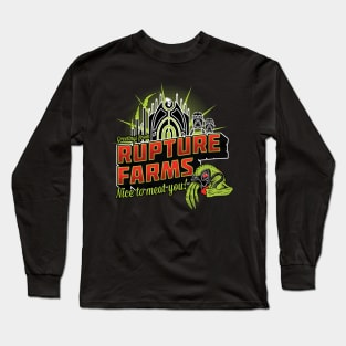 Greetings from RUPTURE FARMS Long Sleeve T-Shirt